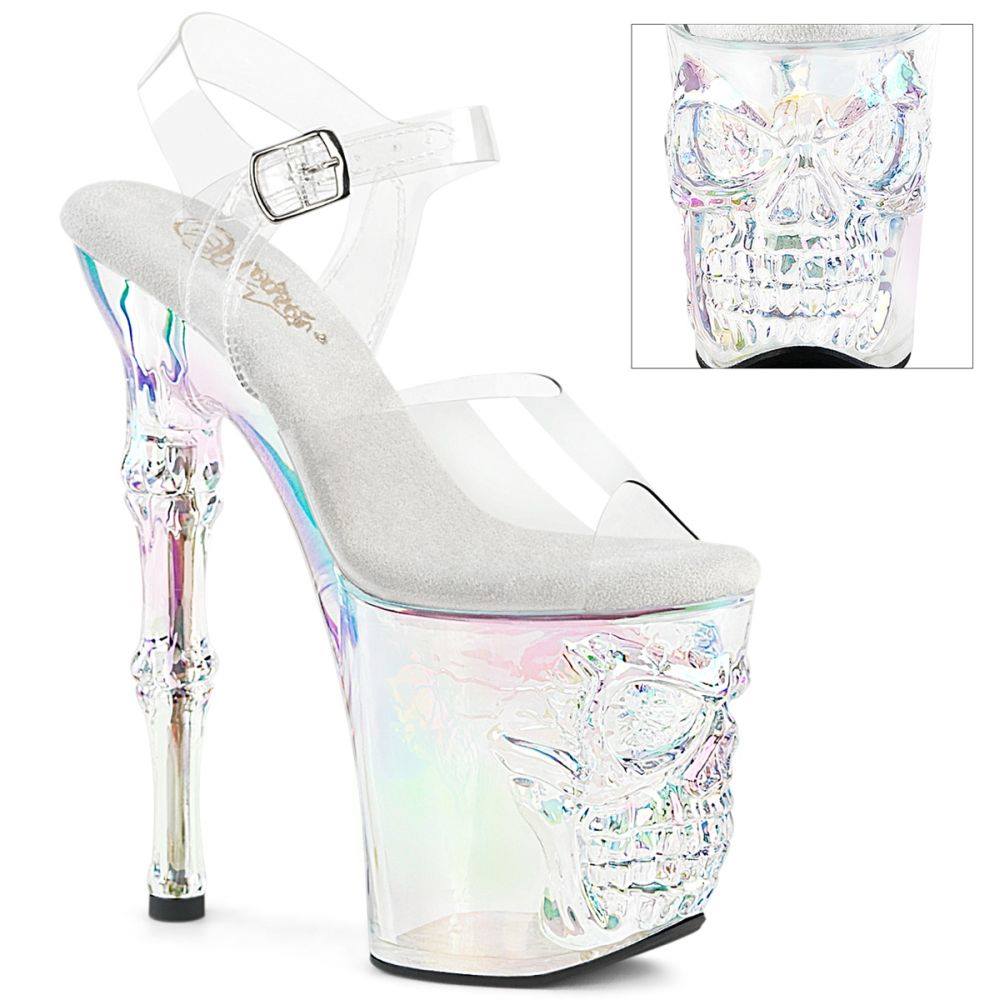 Pleaser - RAPTURE808HT Ankle strap sandal - Transparent Product image